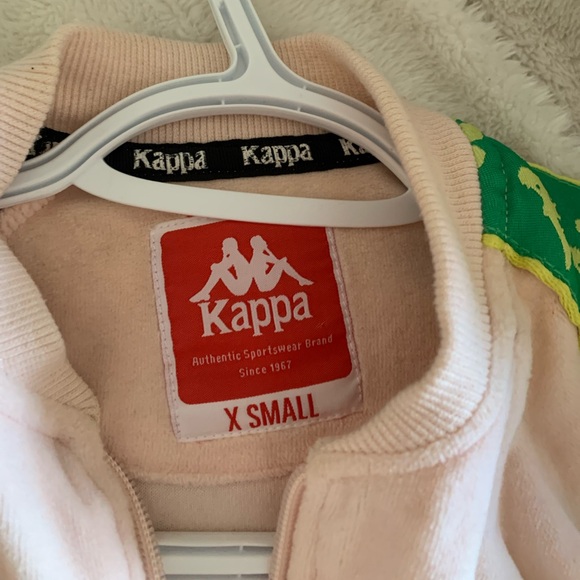 pink and green velvet Kappa tracksuit - Picture 2 of 6